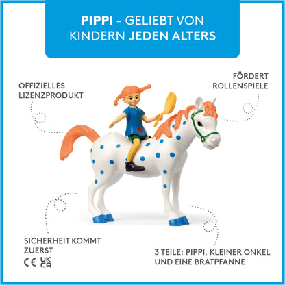 Pippi mit kleinem Onkel - Figurenset