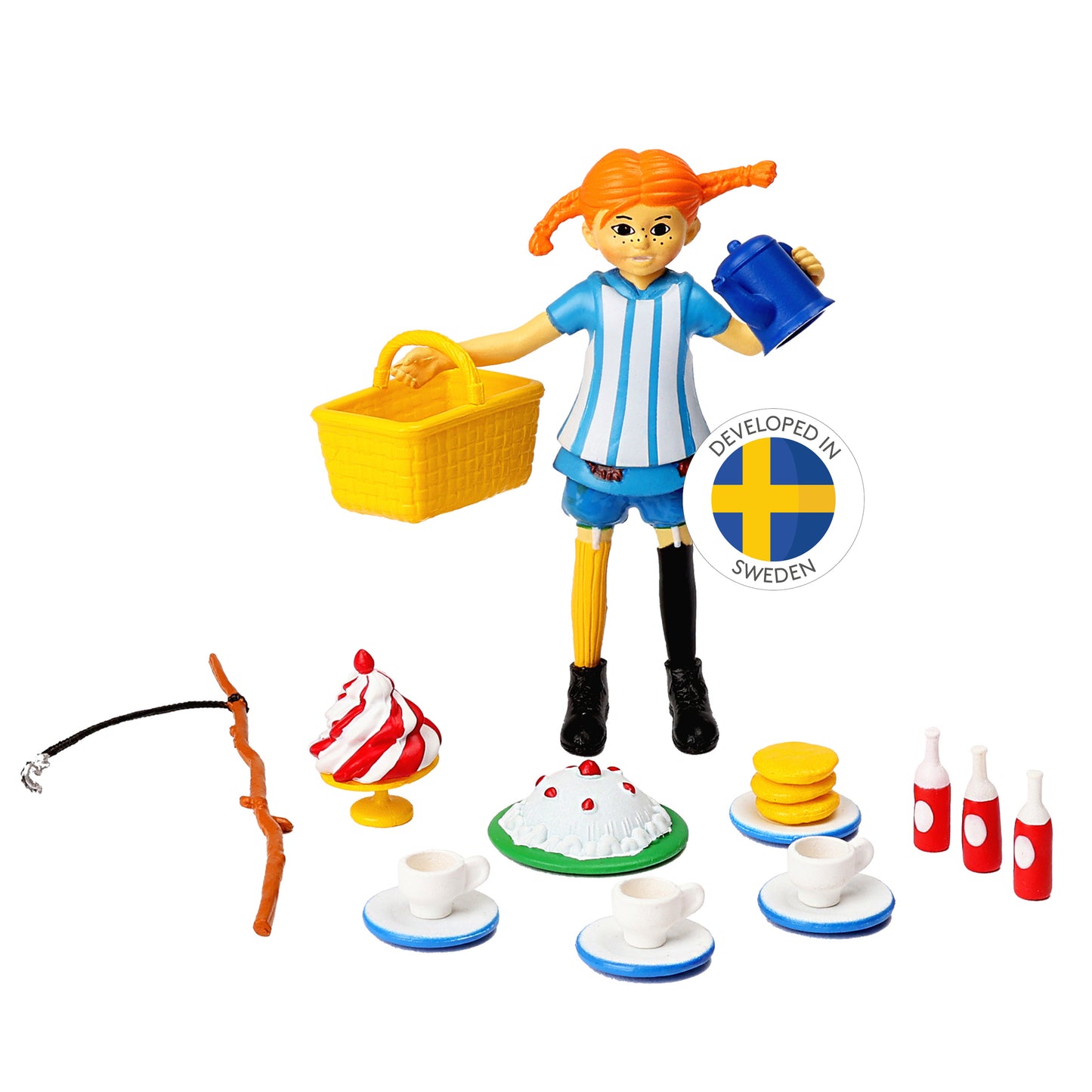 Pippi Langstrumpf Figurenset Kaffeeplausch