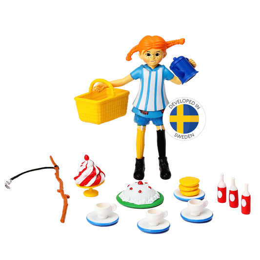 Pippi Langstrumpf Figurenset Kaffeeplausch