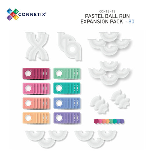 CONNETIX® Pastel Ball Run Expansion Pack 80-teilig
