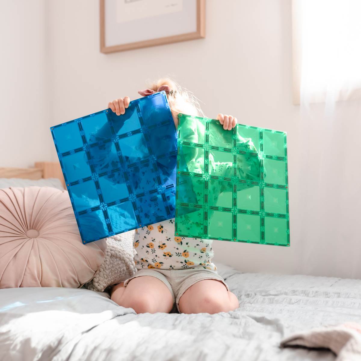 CONNETIX® Rainbow Blue & Green Base Plate 2-teilig