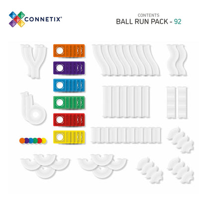 CONNETIX® Rainbow Ball Run Pack 92-teilig