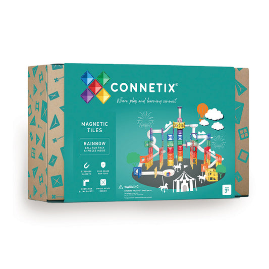CONNETIX® Rainbow Ball Run Pack 92-teilig