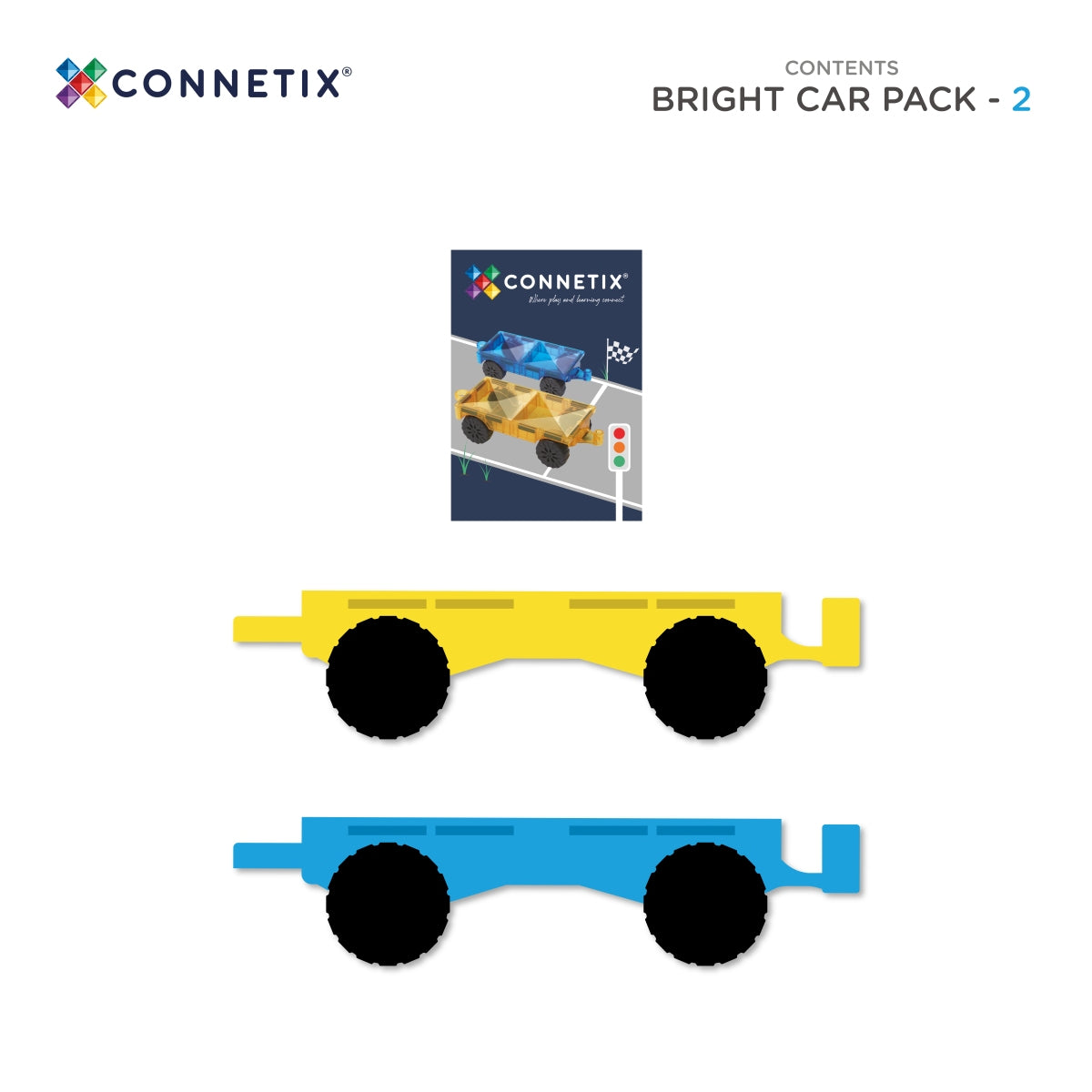CONNETIX® Bright Car Pack 2 Teile