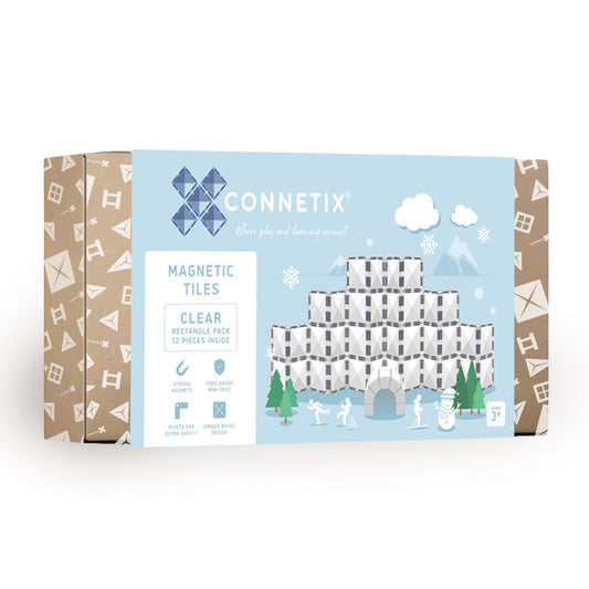 CONNETIX® Clear Rectangle Pack 12-teilig