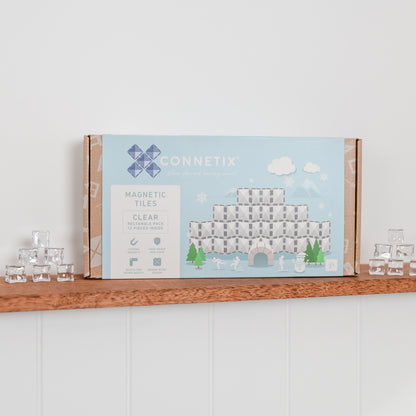 CONNETIX® Clear Rectangle Pack 12-teilig