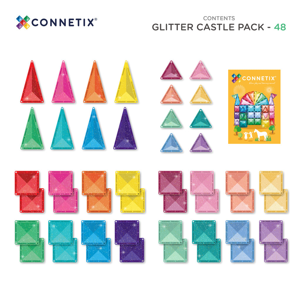 CONNETIX® Glitter Castle Pack 48-teilig