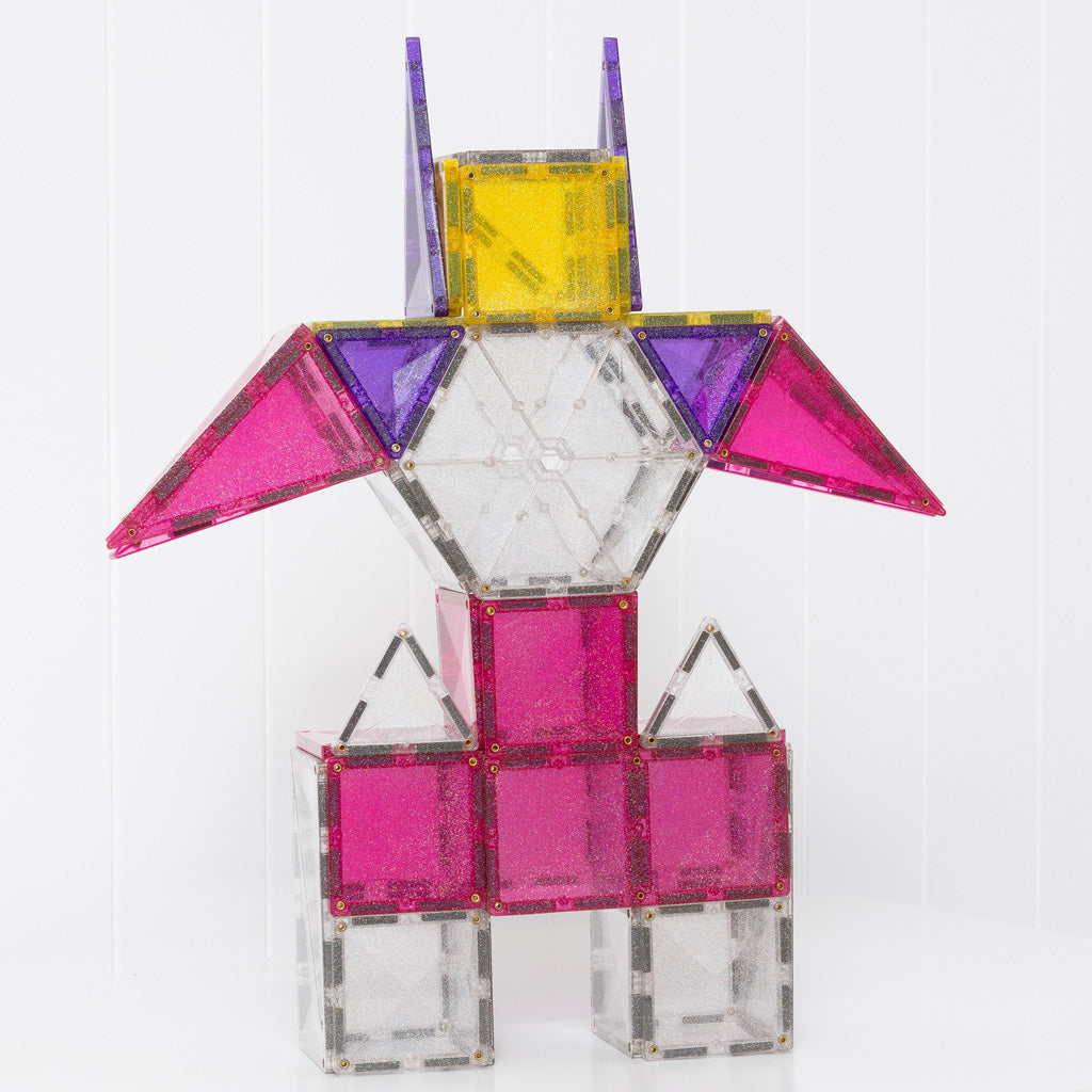 CONNETIX® Glitter Unicorn Pack 56-teilig