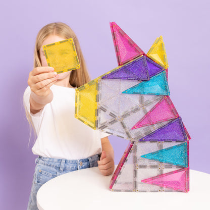 CONNETIX® Glitter Unicorn Pack 56-teilig