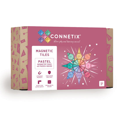 CONNETIX® Pastel Geometry Pack 40-teilig