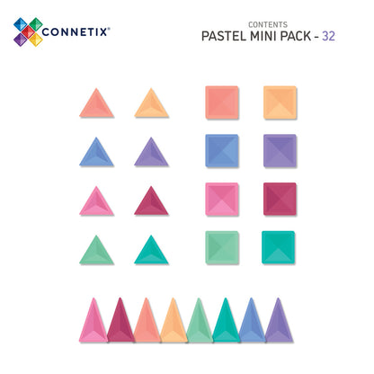 CONNETIX® Pastel Mini Pack 32-teilig