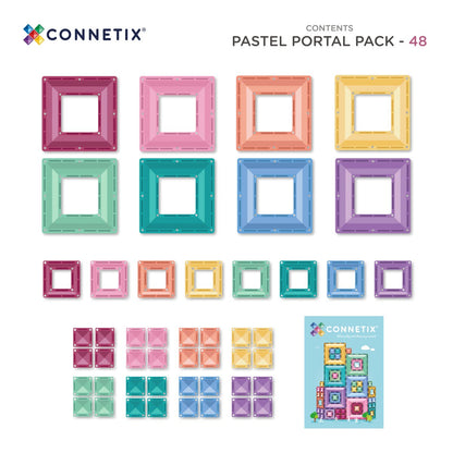 CONNETIX® Pastel Portal Pack 48-teilig