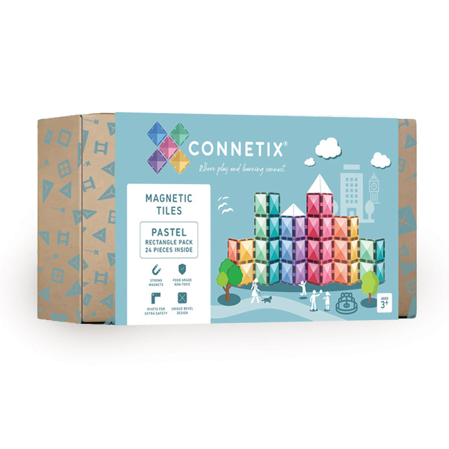 CONNETIX® Pastel Rectangle Pack 24-teilig