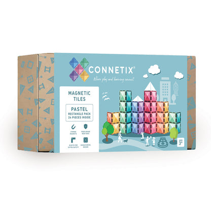 CONNETIX® Pastel Rectangle Pack 24-teilig