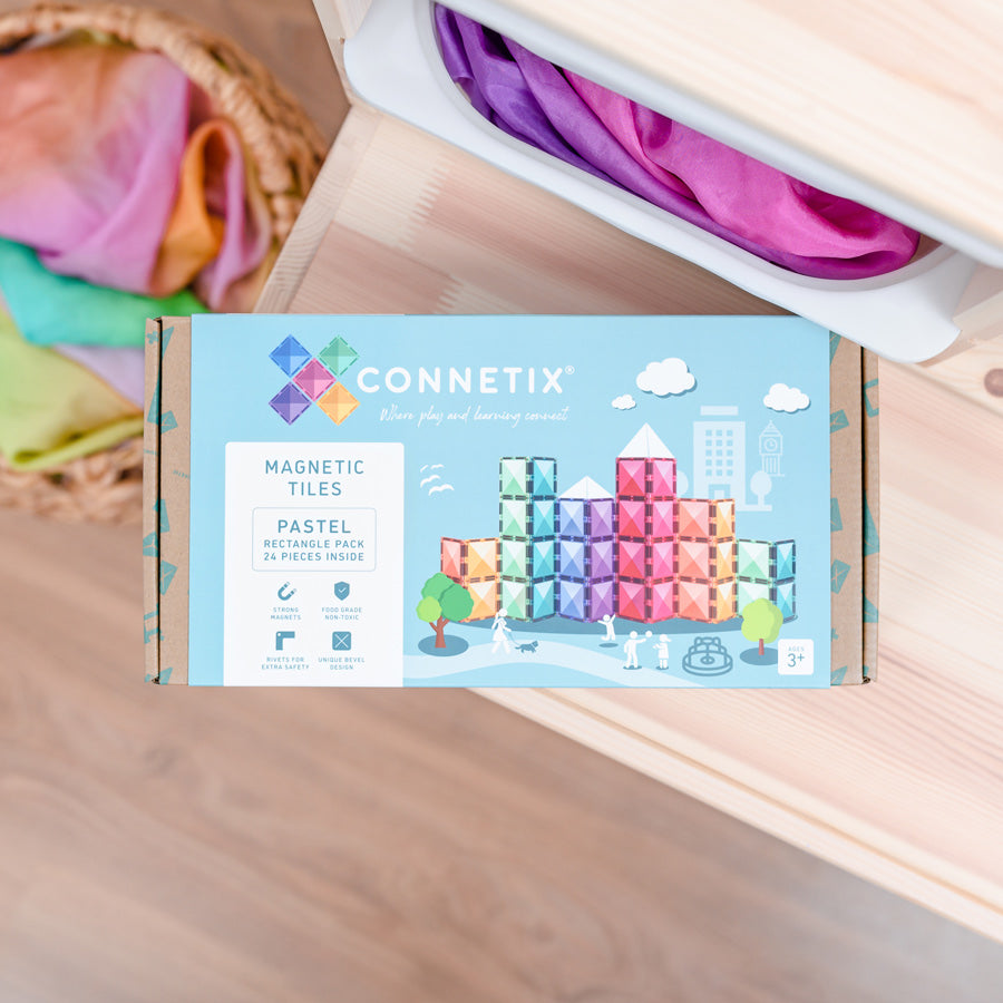 CONNETIX® Pastel Rectangle Pack 24-teilig