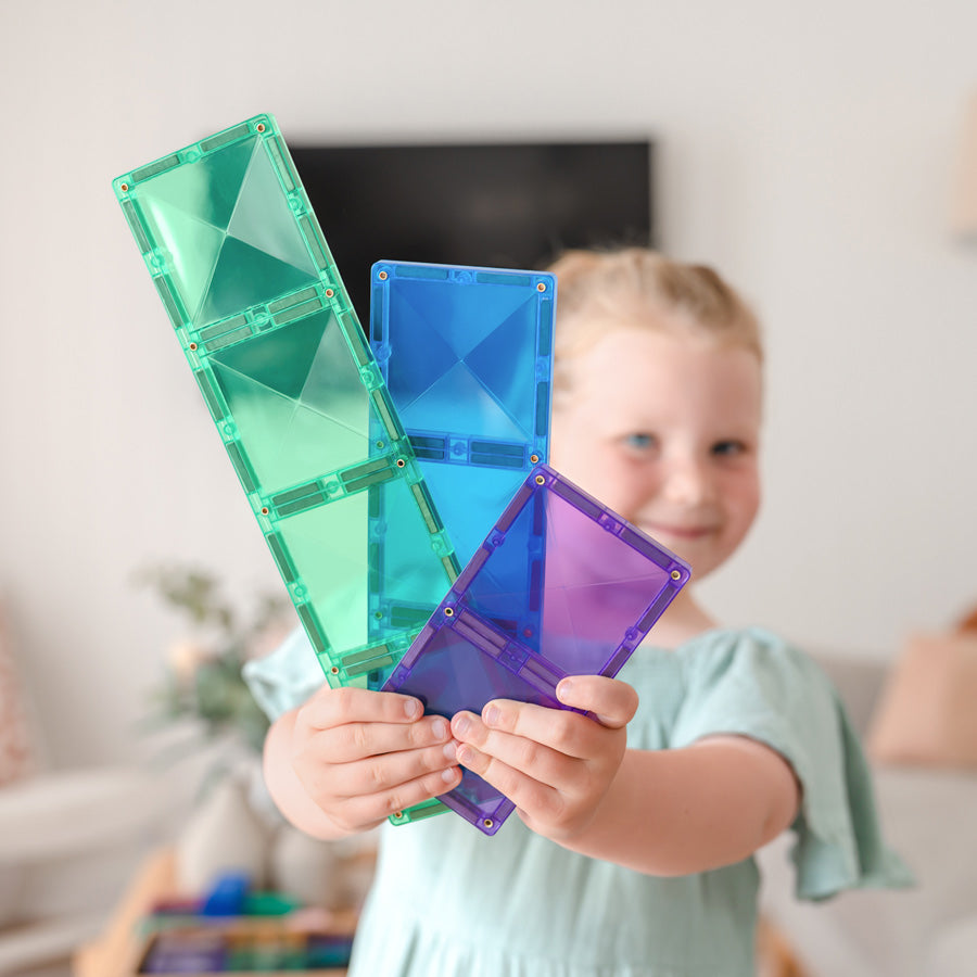 CONNETIX® Rainbow Rectangle Pack 18-teilig