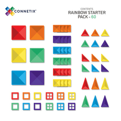 CONNETIX® Rainbow Starter Pack 60-teilig