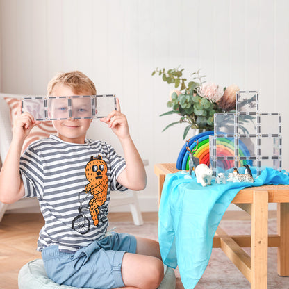 CONNETIX® Clear Rectangle Pack 12-teilig