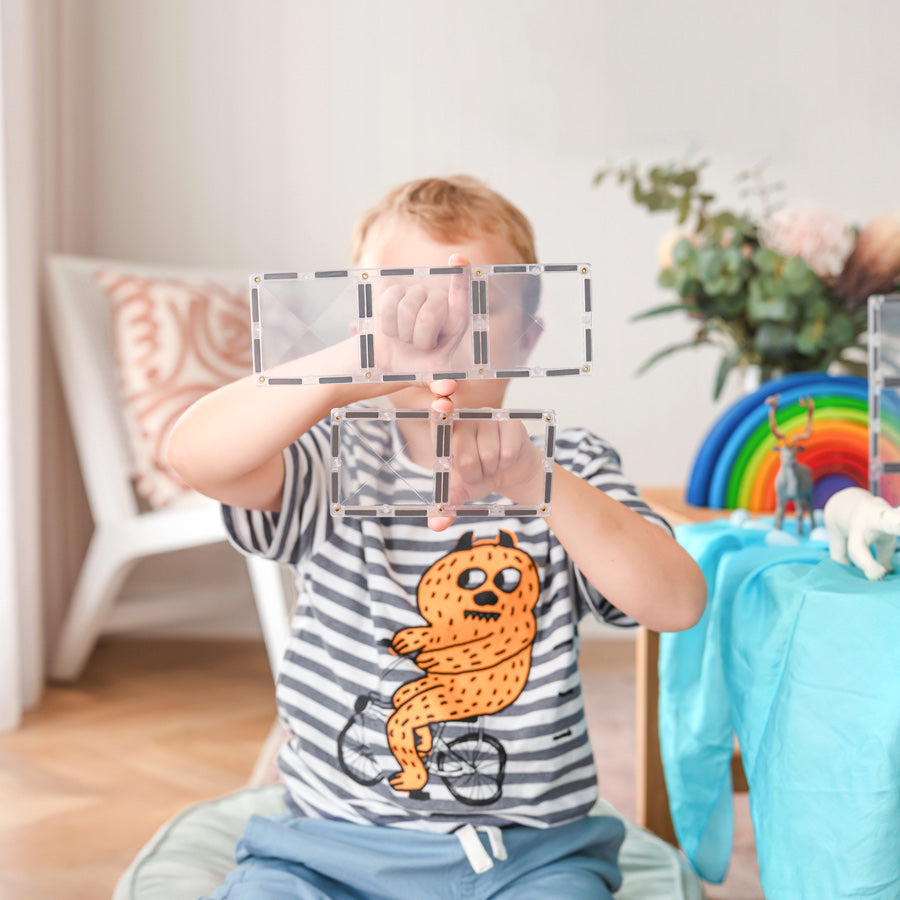 CONNETIX® Clear Rectangle Pack 12-teilig