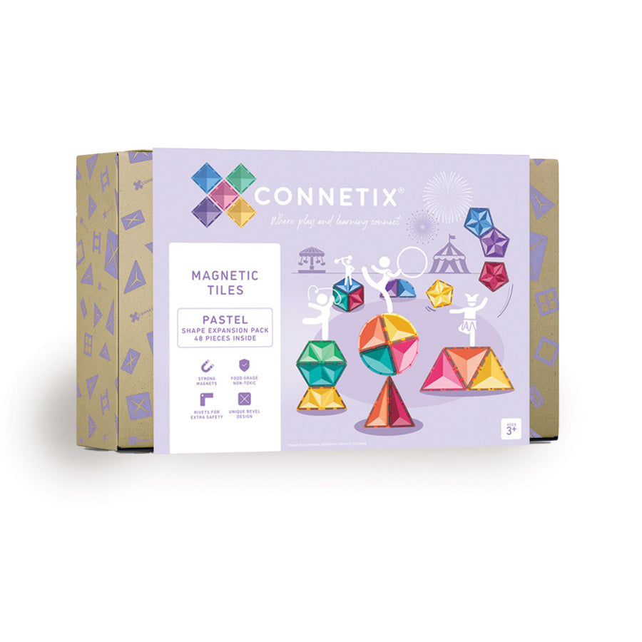 CONNETIX® Pastel Shape Expansion Set 48-teilig