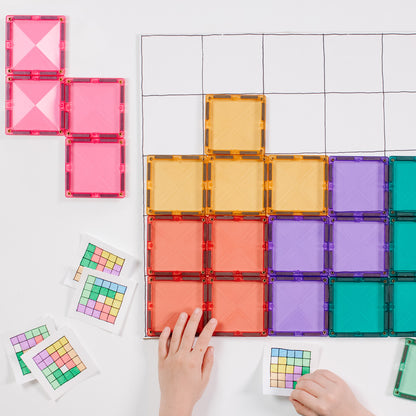 CONNETIX® Pastel Square Pack 40-teilig