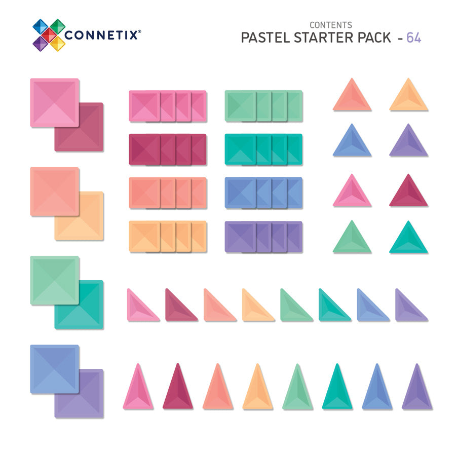 CONNETIX® Pastel Starter Pack 64-teilig