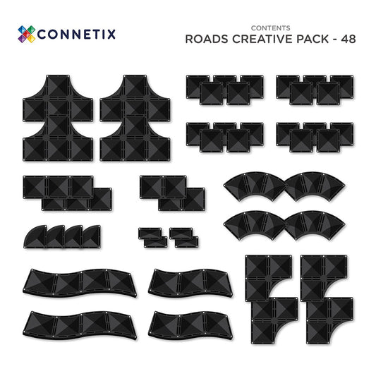 CONNETIX® Creative Road Pack 48-teilig
