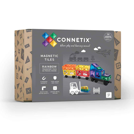 CONNETIX® Rainbow Transport Pack 50-teilig