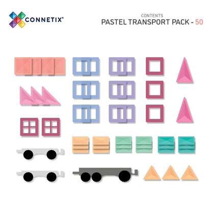 CONNETIX® Pastel Transport Pack 50-teilig