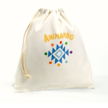 Animambo große Zungentrommel blau von Djeco (Ø 20 cm)