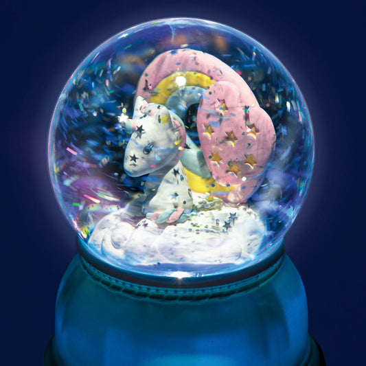 DJECO Nachtlicht Schneekugel Einhorn