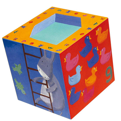 DJECO Stapelturm: 10 funny blocks