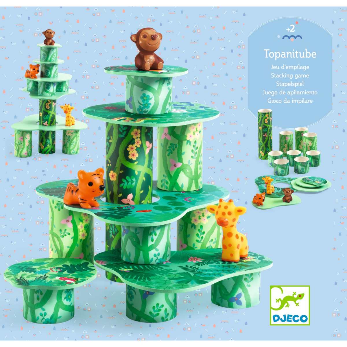 DJECO Stapel Spielzeug: TopaniTube