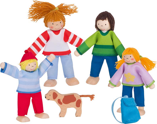 goki Biegepuppen Campingfamilie