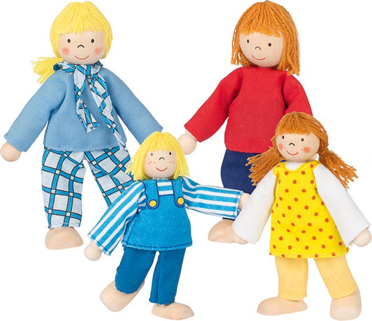 goki Biegepuppen Junge Familie