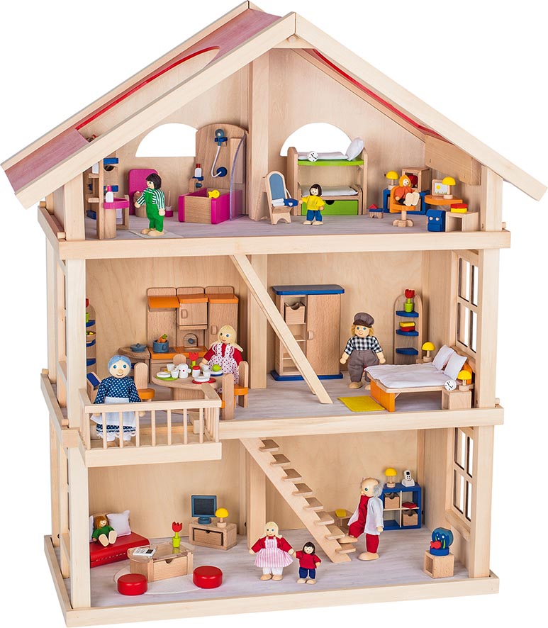 goki Puppenhaus mit 3 Etagen
