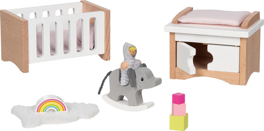 goki Puppenhausmöbel - Babyzimmer Style