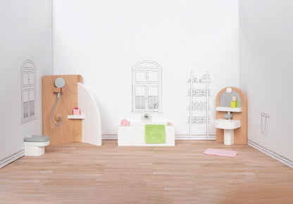 goki Puppenhausmöbel - Badezimmer Style