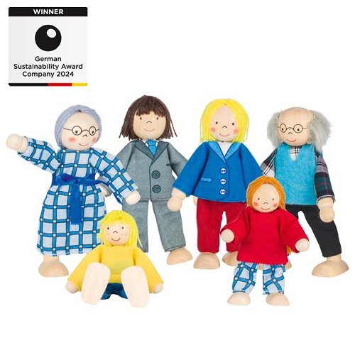 goki Biegepuppen City Familie
