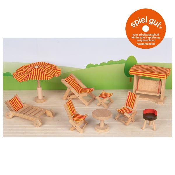goki Puppenhausmöbel - Gartenmöbel