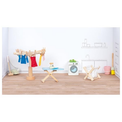 goki Puppenhauszubehör - Accessoires Waschküche