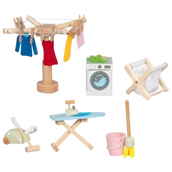 goki Puppenhauszubehör - Accessoires Waschküche