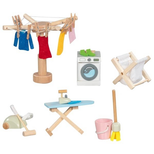 goki Puppenhauszubehör - Accessoires Waschküche