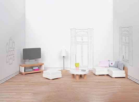 goki Puppenhausmöbel - Wohnzimmer Style