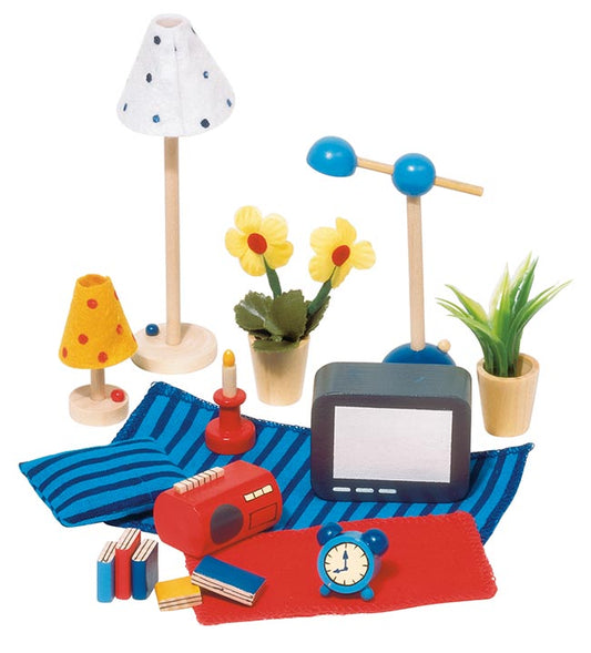 goki Puppenhauszubehör - Accessoires Wohn- und Schlafzimmer