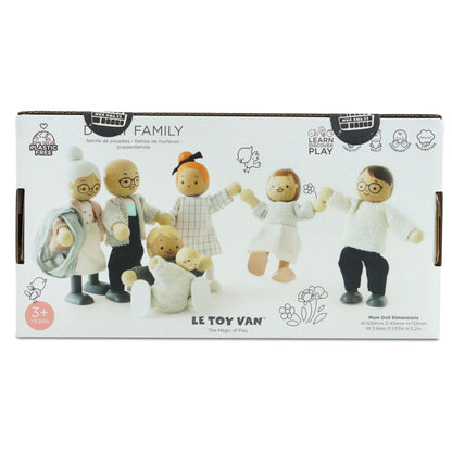 Le Toy Van Biegepüppchen für das Puppenhaus Meine Familie-neues Design