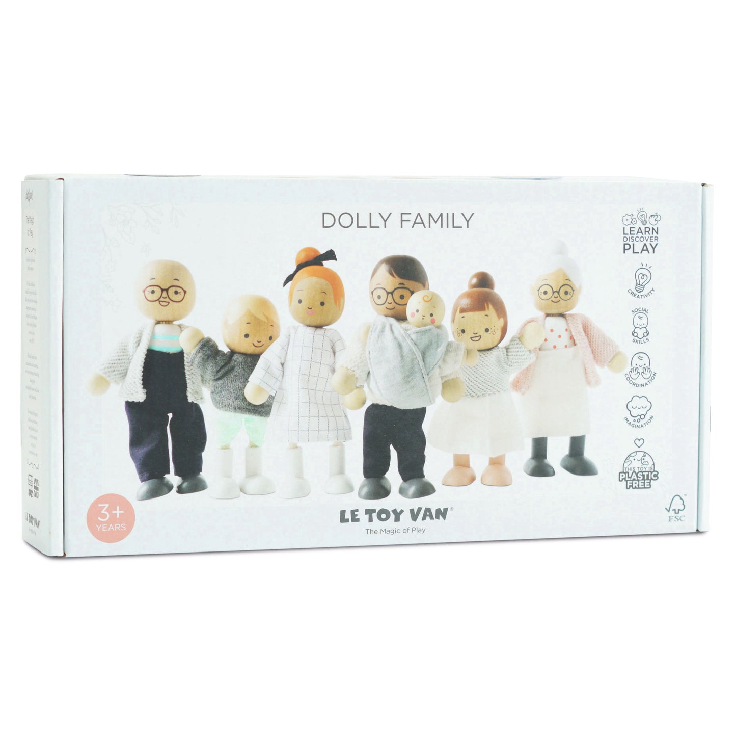 Le Toy Van Biegepüppchen für das Puppenhaus Meine Familie-neues Design