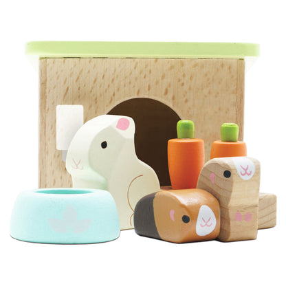 Le Toy Van Hase & Meerschweinchen-Set für das Puppenhaus - neues Design