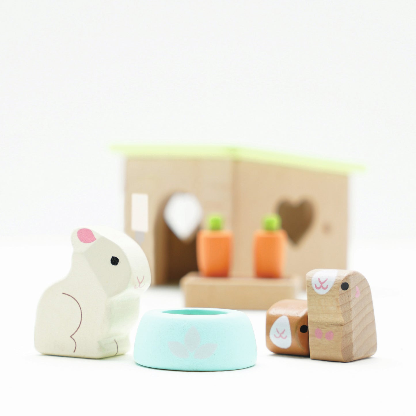 Le Toy Van Hase & Meerschweinchen-Set für das Puppenhaus - neues Design