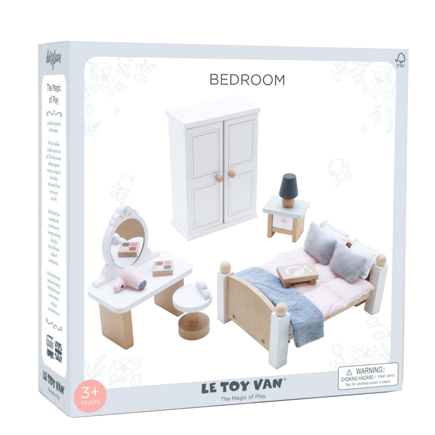 Le Toy Van Puppenhausmöbel - Daisylane Schlafzimmer (neues Design)